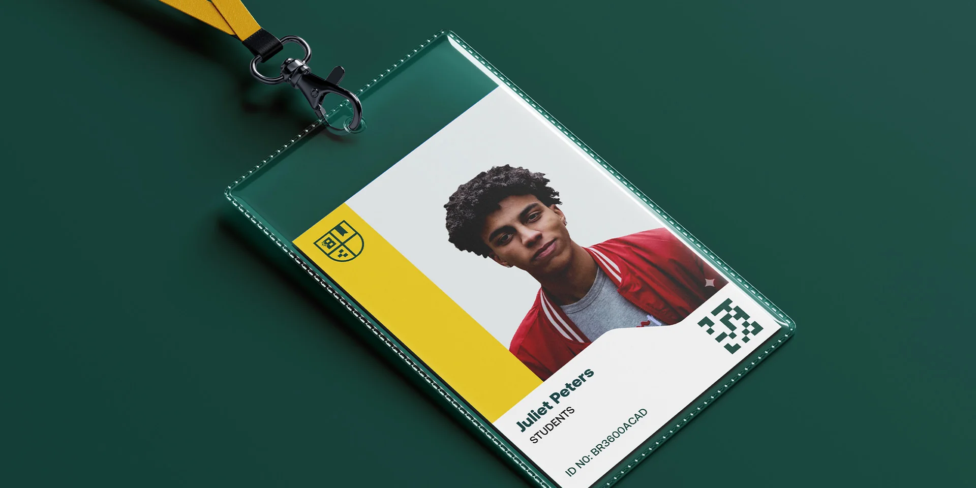 Branxl Academy student ID card and lanyard